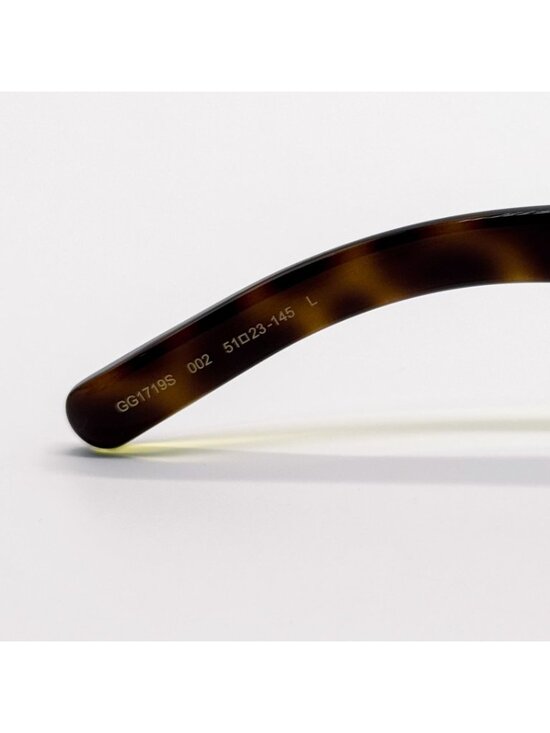 New Gucci Women Havana Brown Sunglasses GG1719S 002 Authentic main image 4